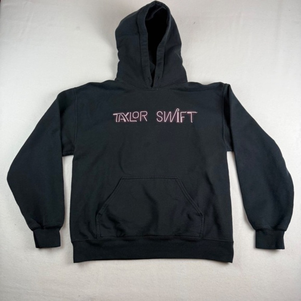 Taylor Swift Official 1989World Tour Black NeonHoodie Size‎ Medium